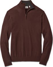 Bonobos Merino Wool Quarter Zip Sweater