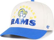 '47 Men's '47 Natural Los Angeles Rams  Arcitext Hitch Adjustable Hat