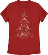 Friends Women's Friends Christmas Icons Graphic T-Shirt