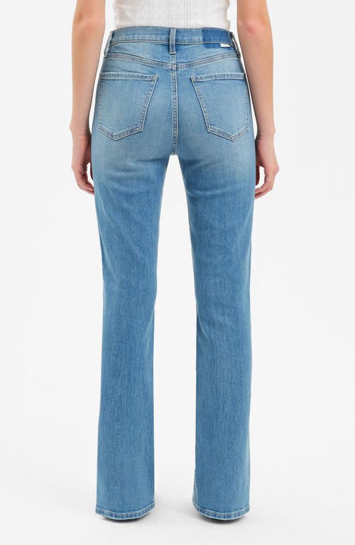 Shop Daze Downtown High Waist Split Hem Straight Leg Jeans In Chatty