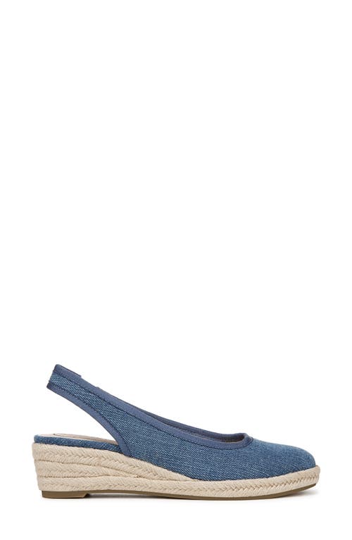 Lifestride Women's Kayden Slingback Wedge Espadrilles In Blue