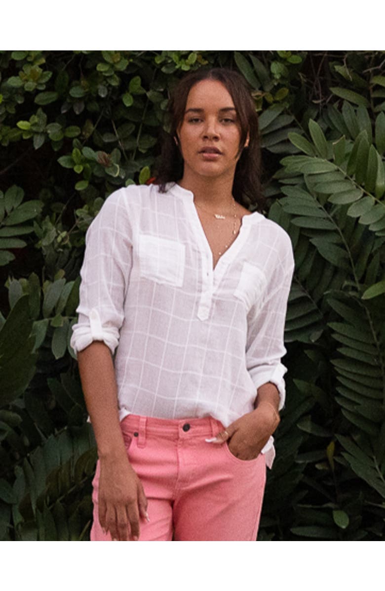 Carve Designs Dylan Textured Shirt, Alternate, color, Cloud