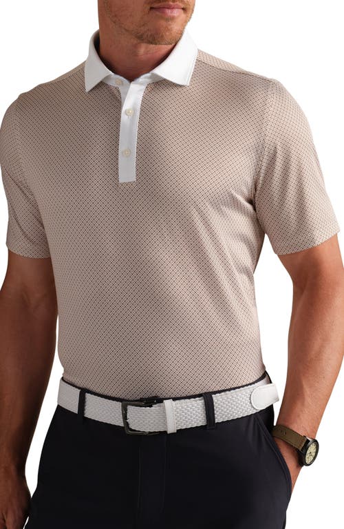 Rhone Golf Sport Geo Print Performance Polo In Multi
