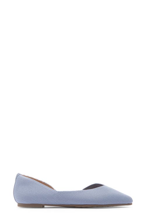 Shop Me Too Aria Half D'orsay Flat In Blue