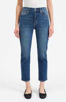 DAZE Daily Driver High Waist Crop Slim Fit Jeans