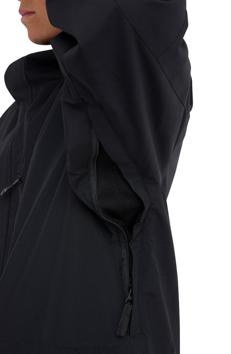 Quiksilver Mission Water Resistant WarmFlight<sup>®</sup> Insulated Jacket, Alternate, color, Black