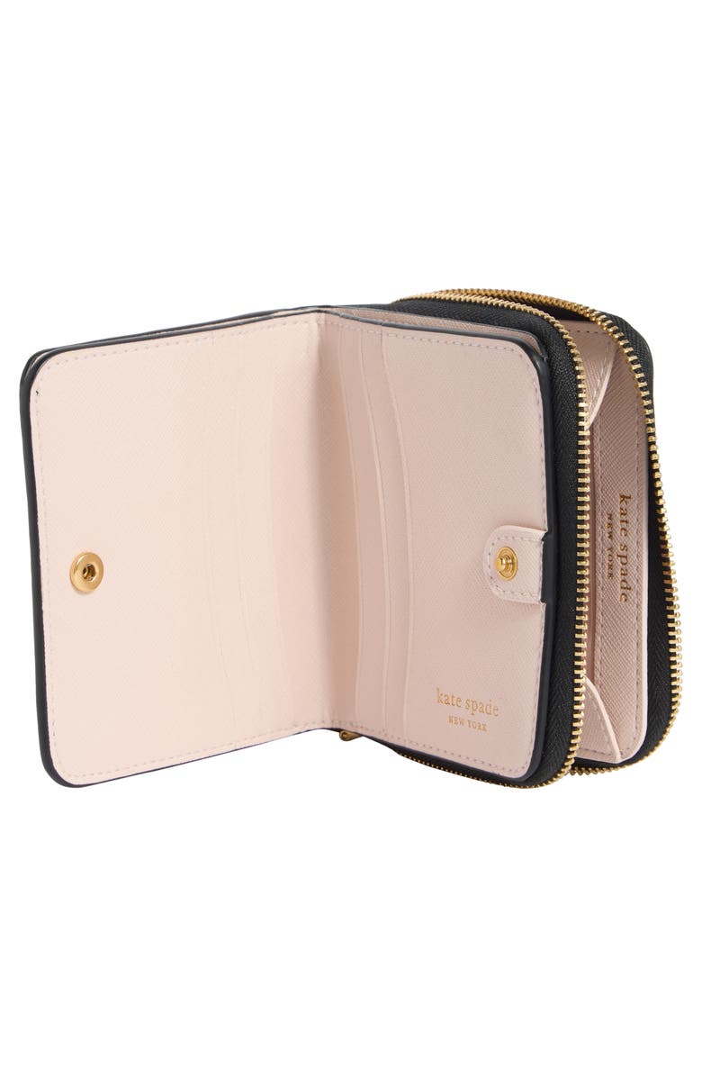 Kate Spade New York Morgan Saffiano Leather Wallet, Alternate, color, Black