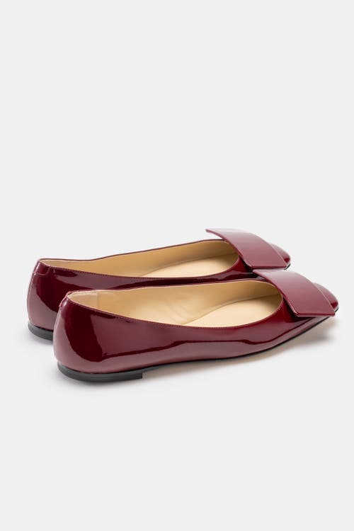 Bells & Becks Emma Ballerina Flat With Tab In Brown