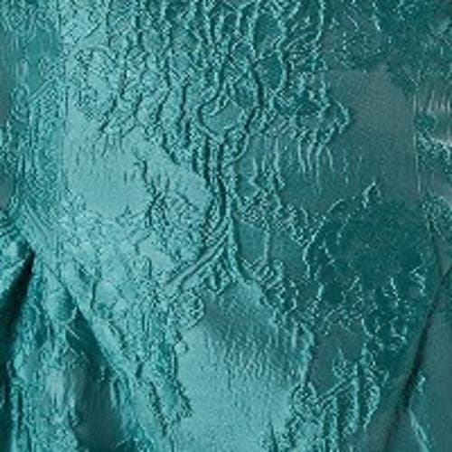 Coast Halter Jacquard Drop Waist Dress In Blue