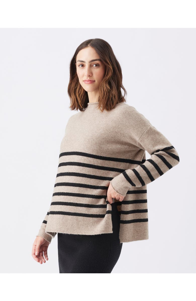 Ripe Maternity Gerrie Nursing Knit, Alternate, color, Mocha / Black