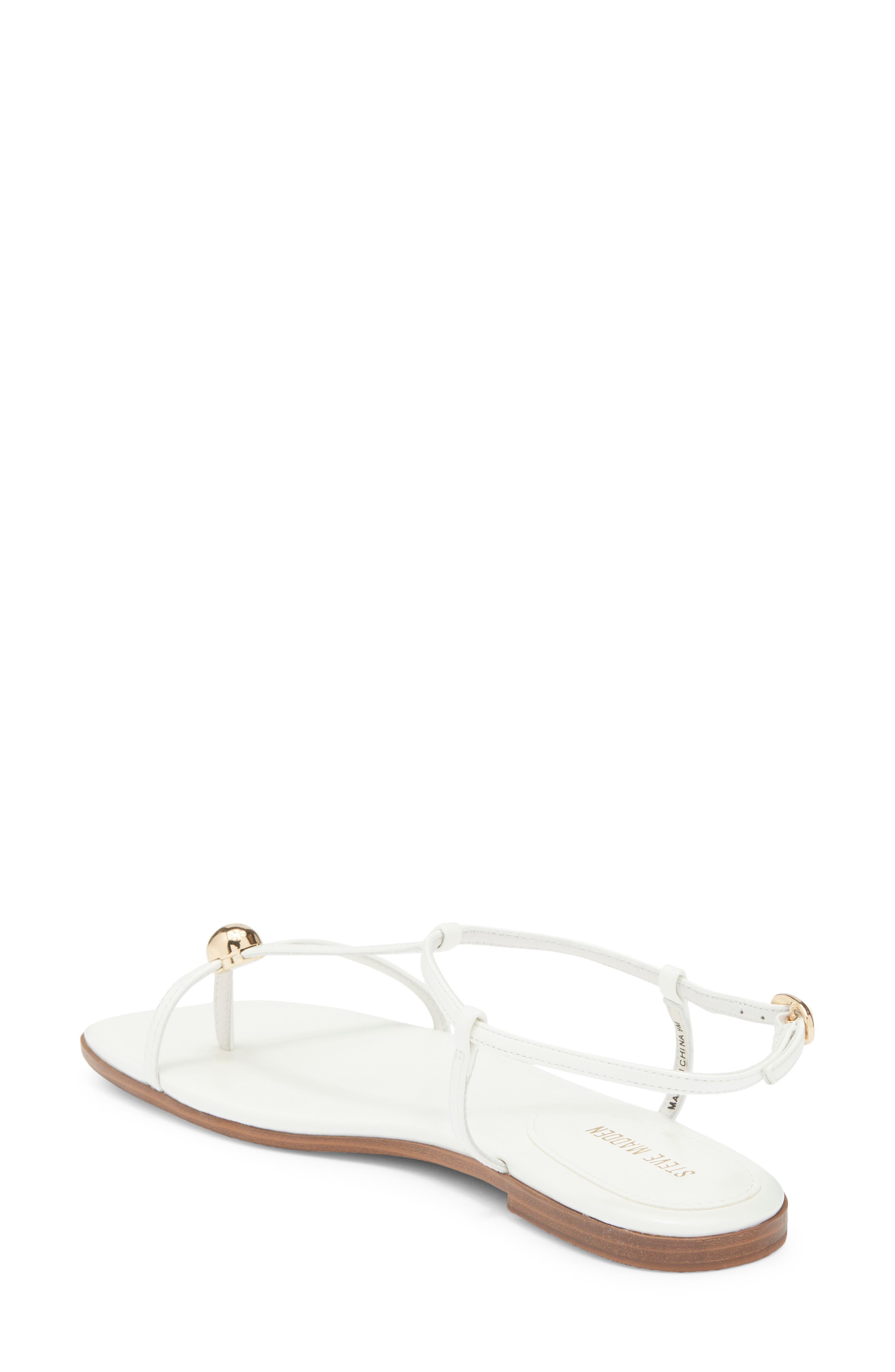 Steve Madden Ritzy Thong Sandal, Alternate, color, Bone