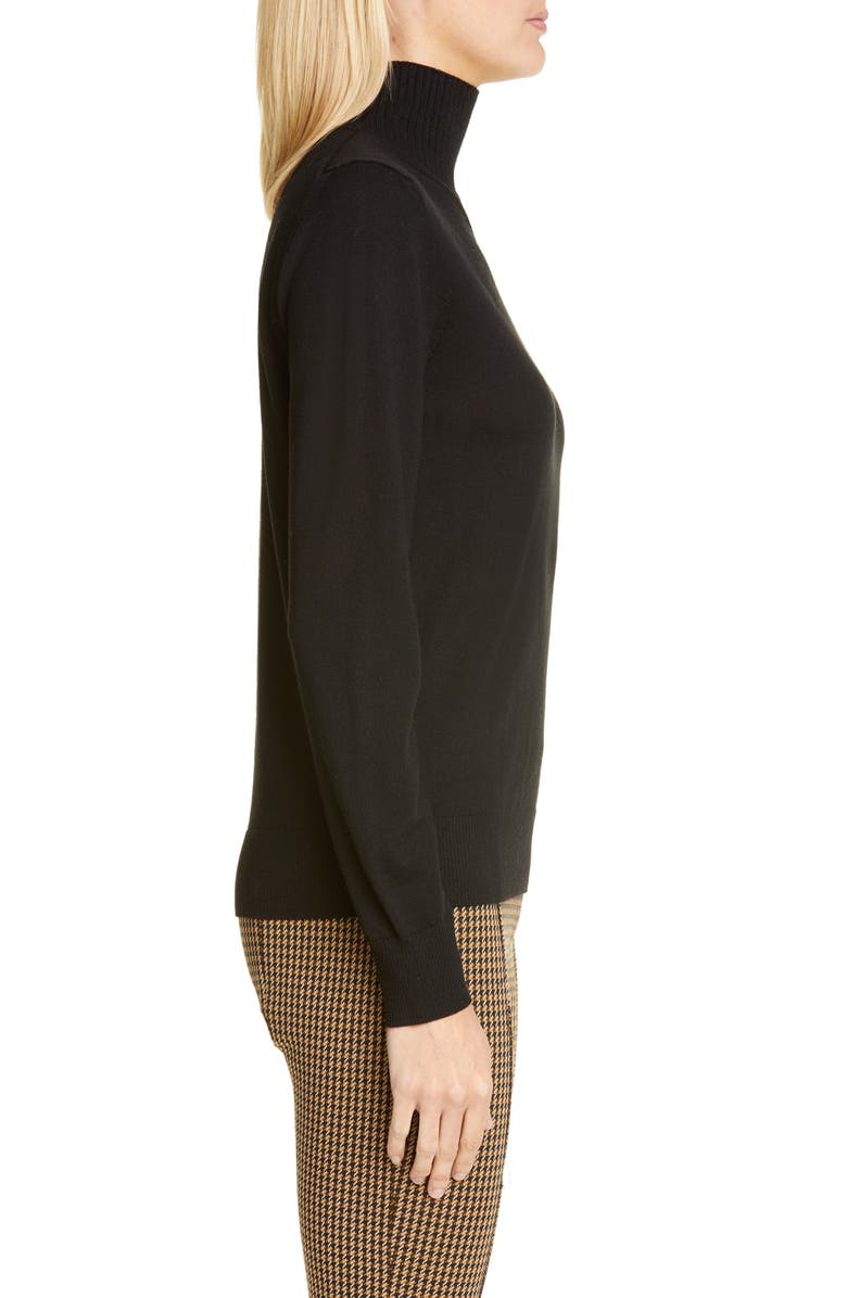 Rosetta Getty Merino Wool Turtleneck Sweater, Alternate, color, 