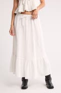 Abound Cotton Gauze Tiered Maxi Skirt