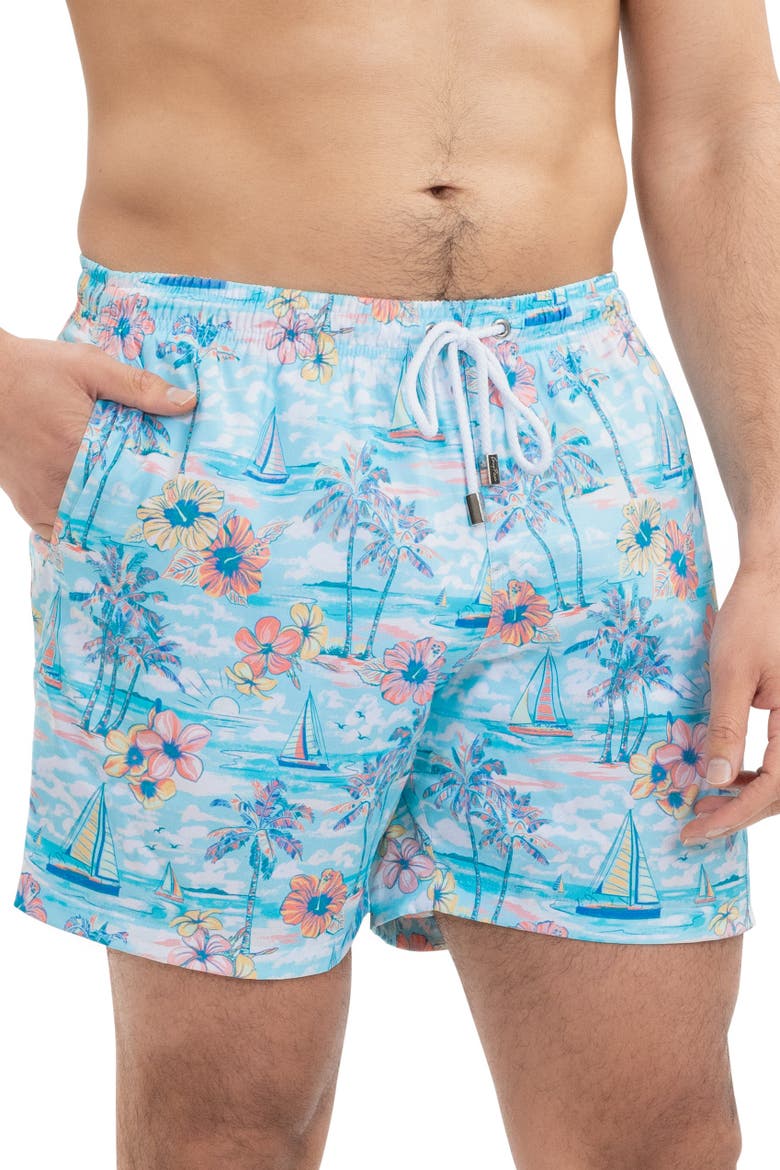 The BVIs - Swim Trunks, Alternate, color, Light Blue