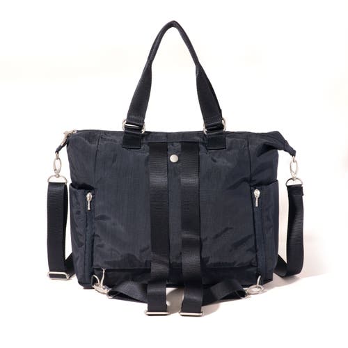 Baggallini Trifecta Convertible Backpack With Rfid Wristlet In French Navy