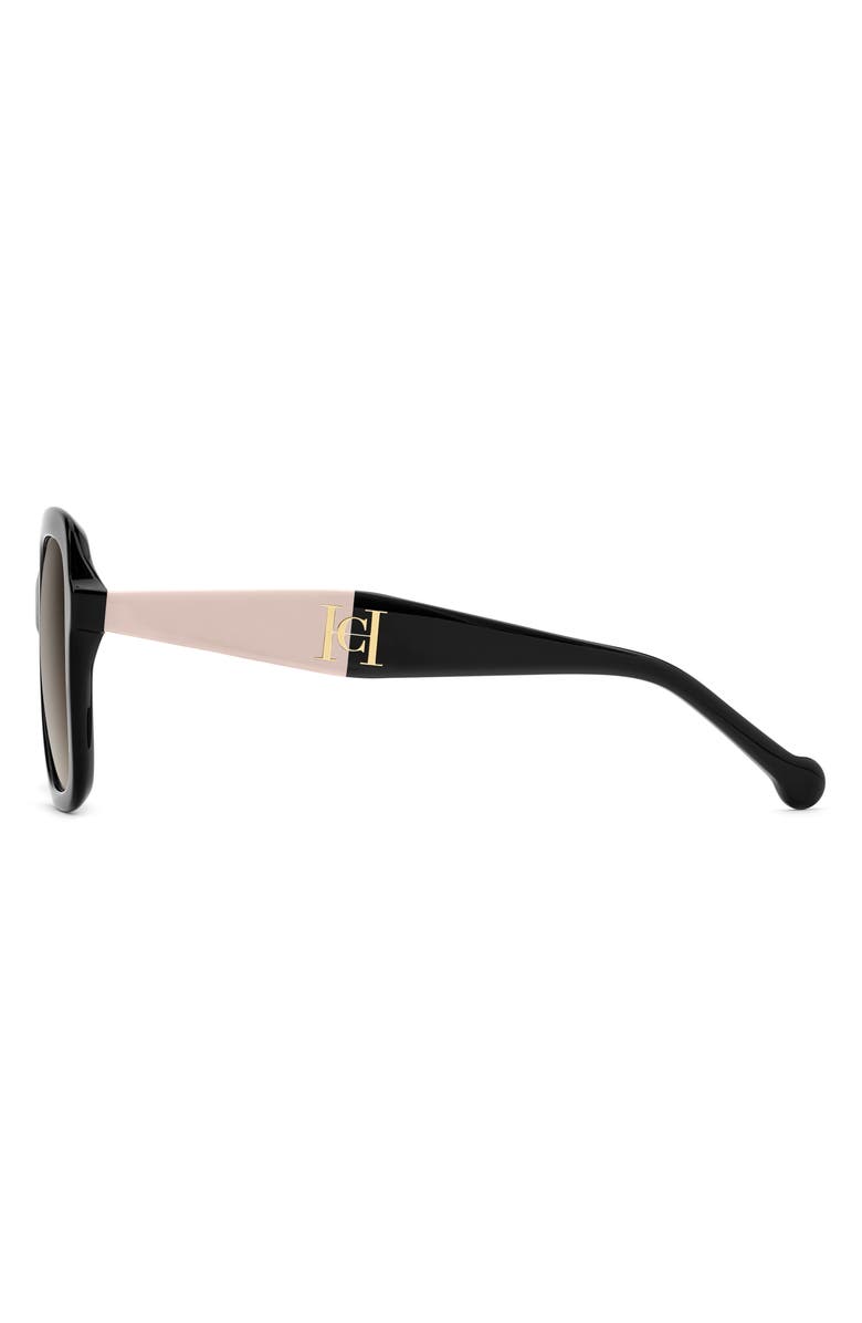 Carolina Herrera 56mm Gradient Square Sunglasses, Alternate, color, 