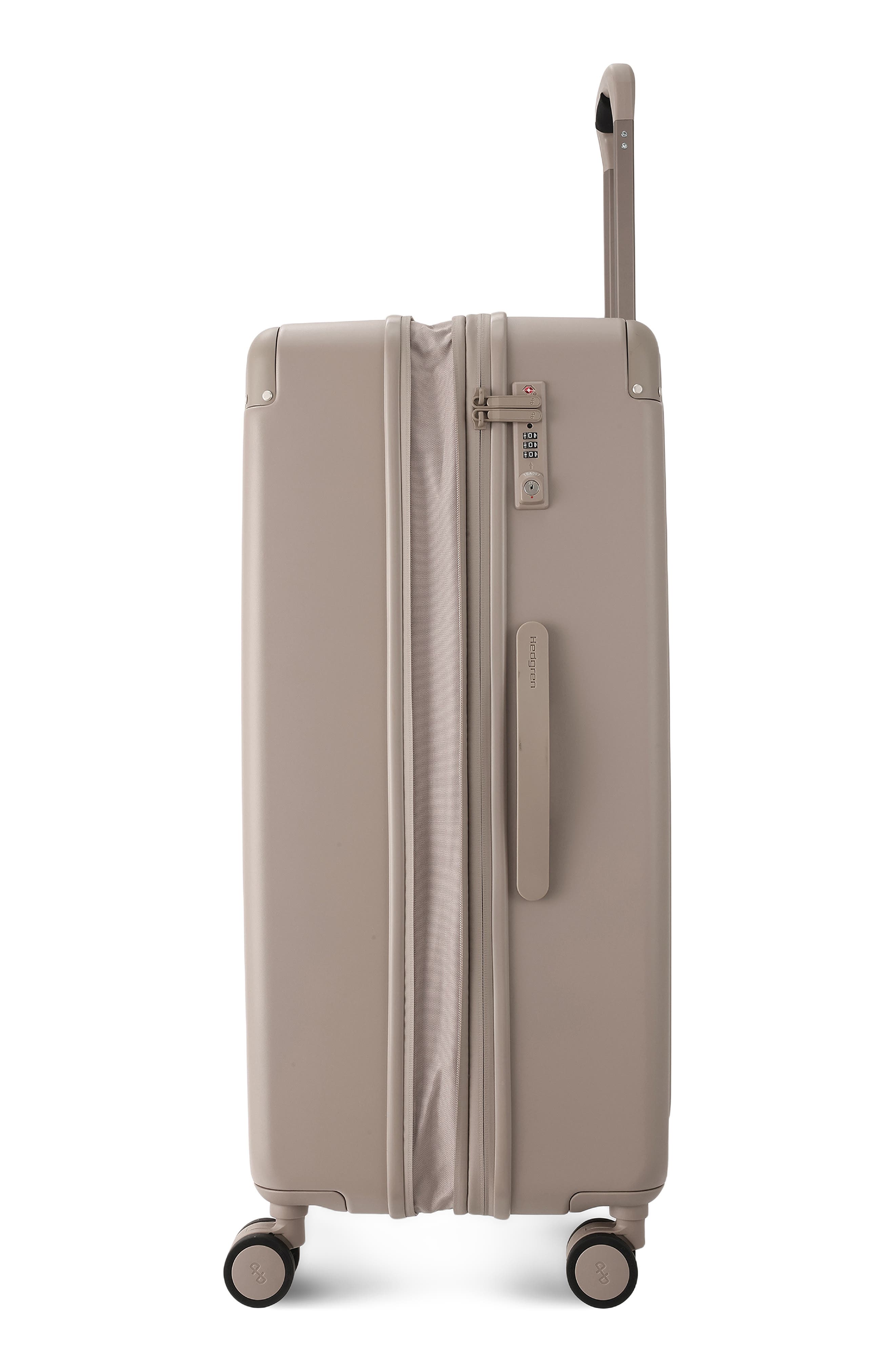 Hedgren Nostos Matte Large Spinner Suitcase, Alternate, color, Sahara