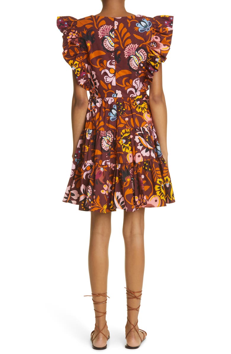 La DoubleJ Honeybun Tiered Poplin Cover-Up Dress, Alternate, color, 