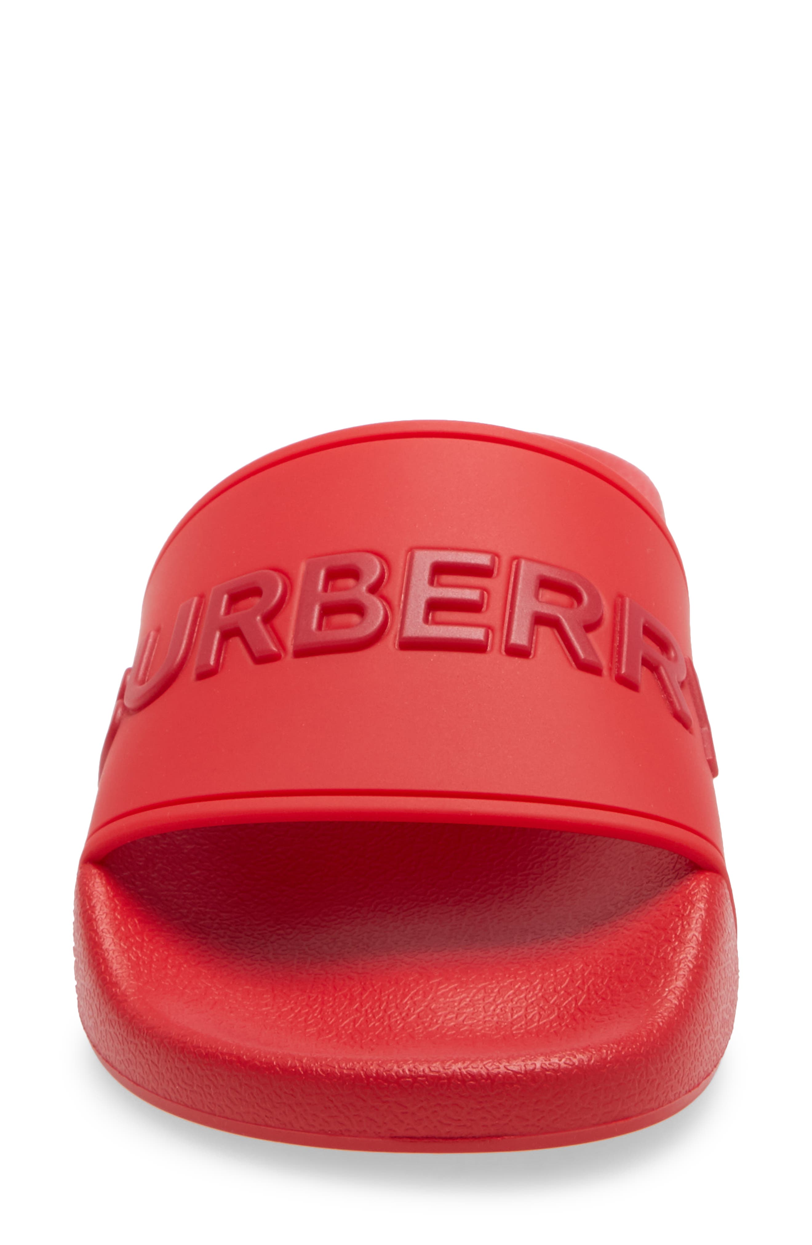 Furley Slide Sandal, Alternate, color, BRIGHT RED