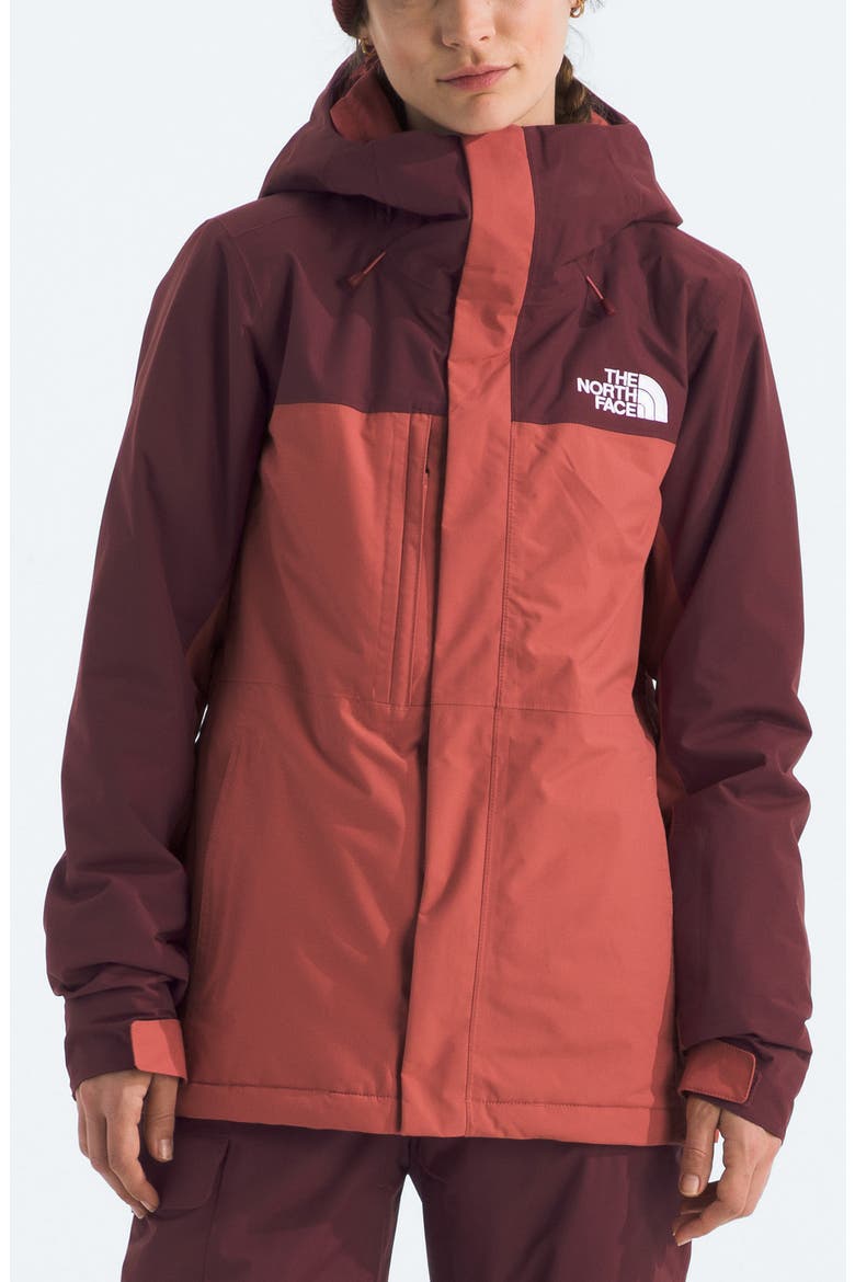 Freedom Insulated Waterproof Hooded Jacket, Main, color, SUMAC/ MARS DUST