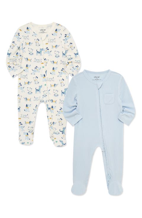 Kids' Puppy Fun 2-Pack Footies