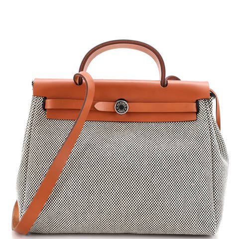 Herbag Zip Criss Viking Toile and Leather 31