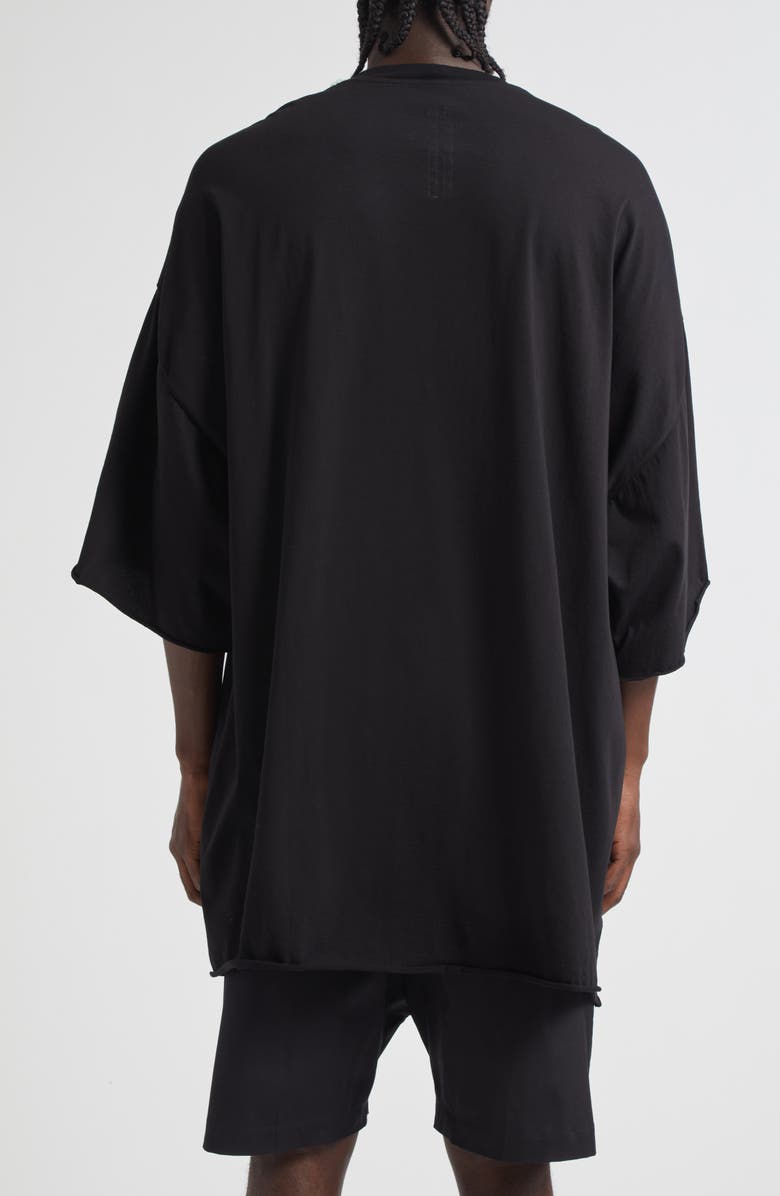 Rick Owens Tommy Oversize T-Shirt, Alternate, color, Black