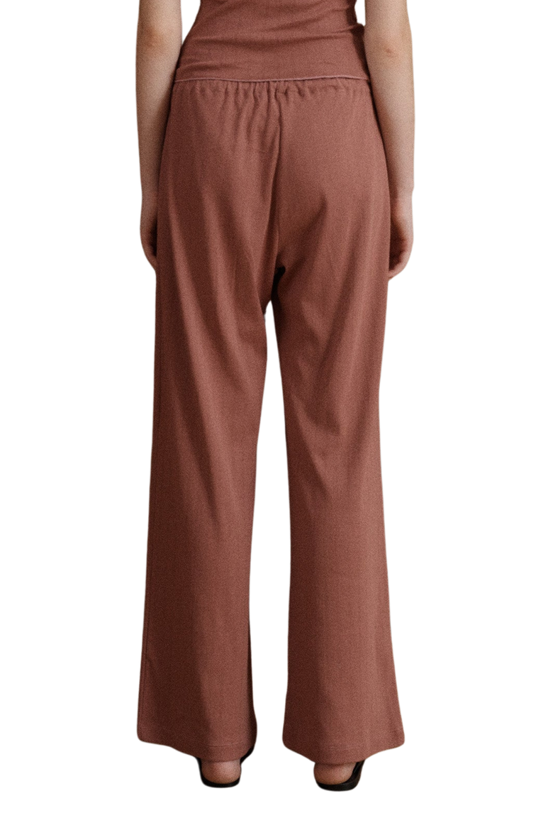 Hilda Pointelle Pant, Alternate, color, Petal