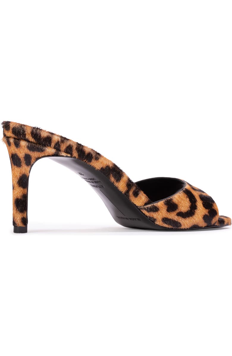 BLACK SUEDE STUDIO Freddie 65 Mule, Alternate, color, Leopard Ponyhair