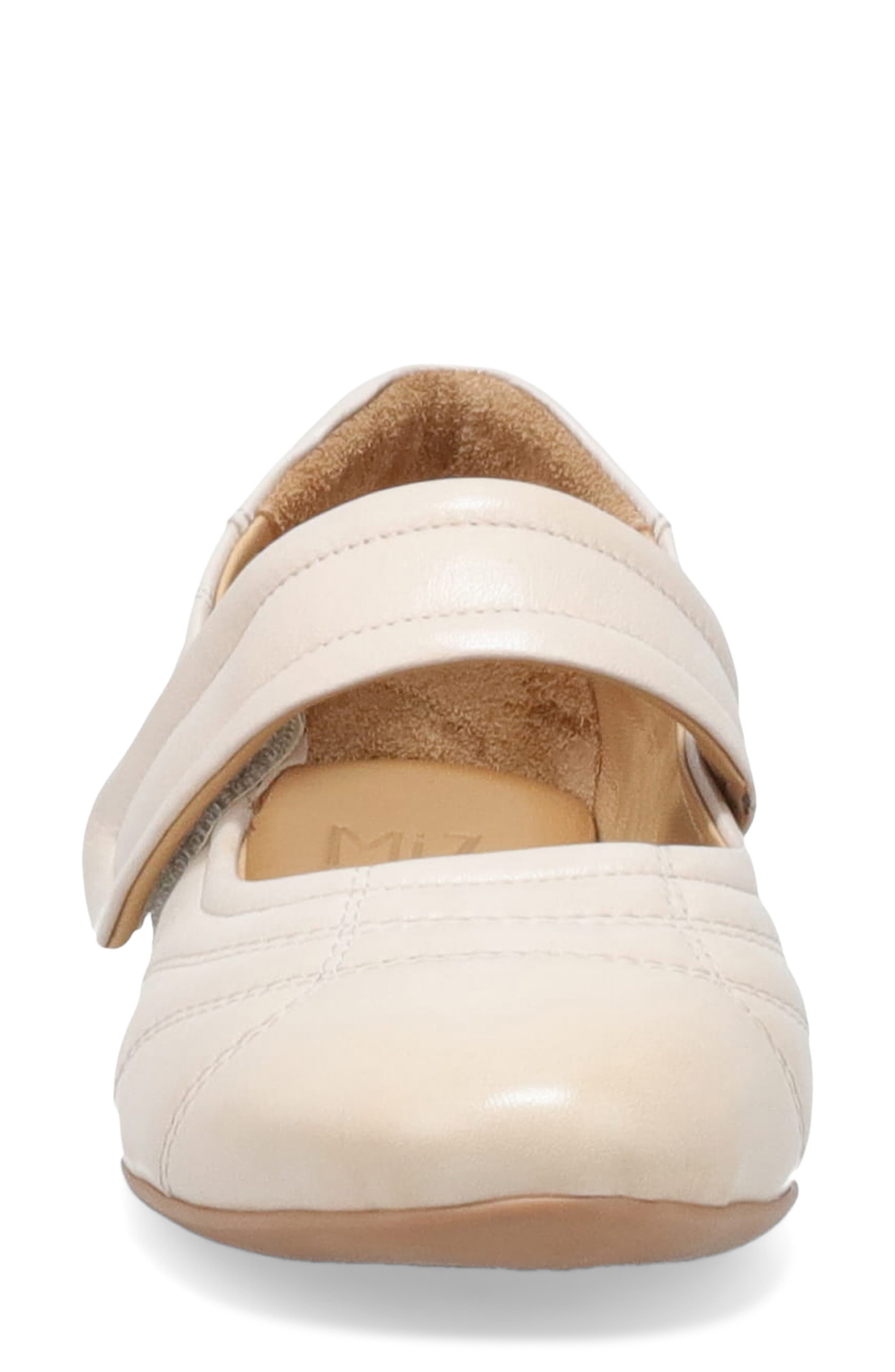 Karin Leather Mary Jane Flat, Alternate, color, LATTE