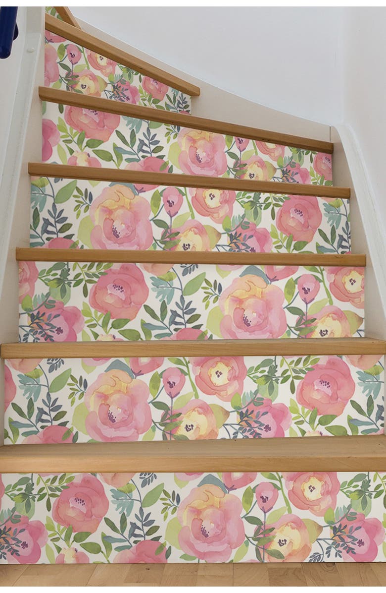 Wallpops Peachy Keen Pink Peel & Stick Wallpaper, Alternate, color, Pink