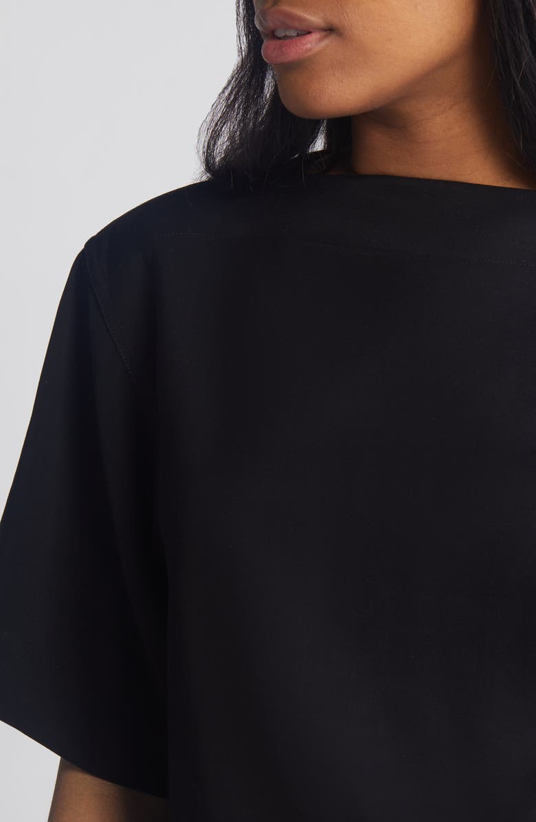 RUE SOPHIE Haze Boatneck Cotton Blend Top, Alternate, color,