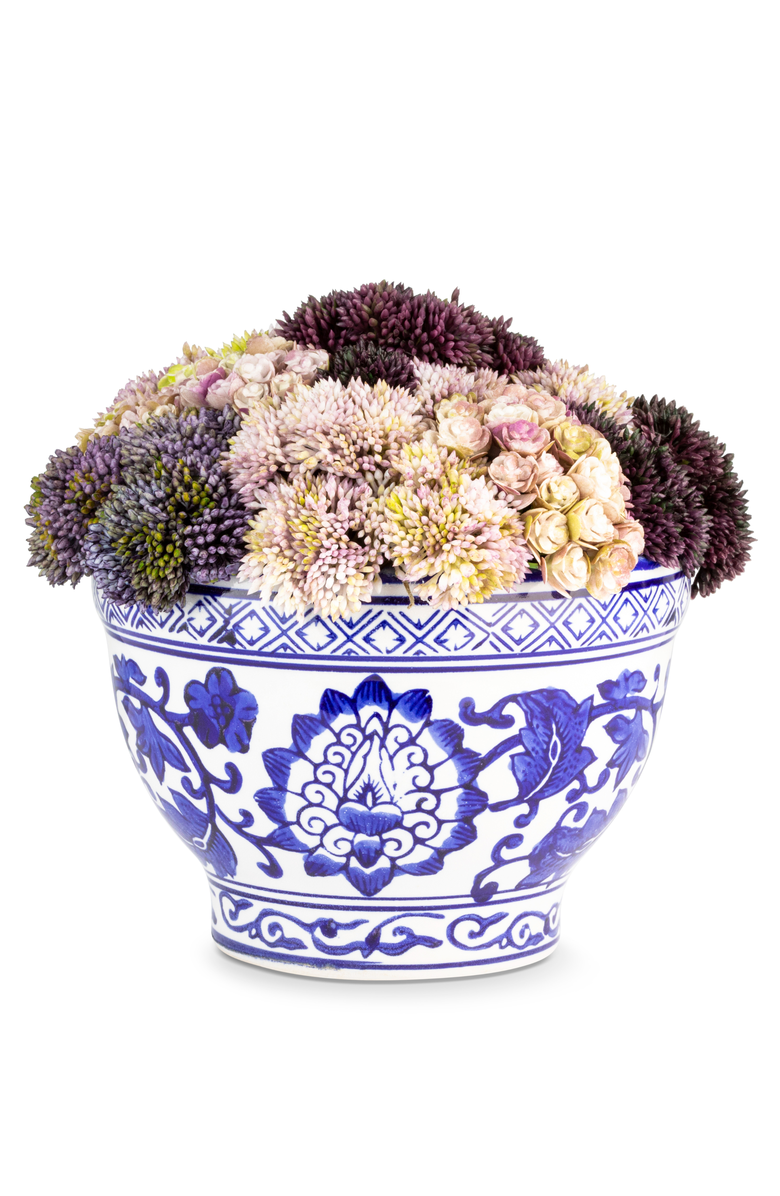 CocoBella Adair Toile Sedum Bowl, Main, color, 
