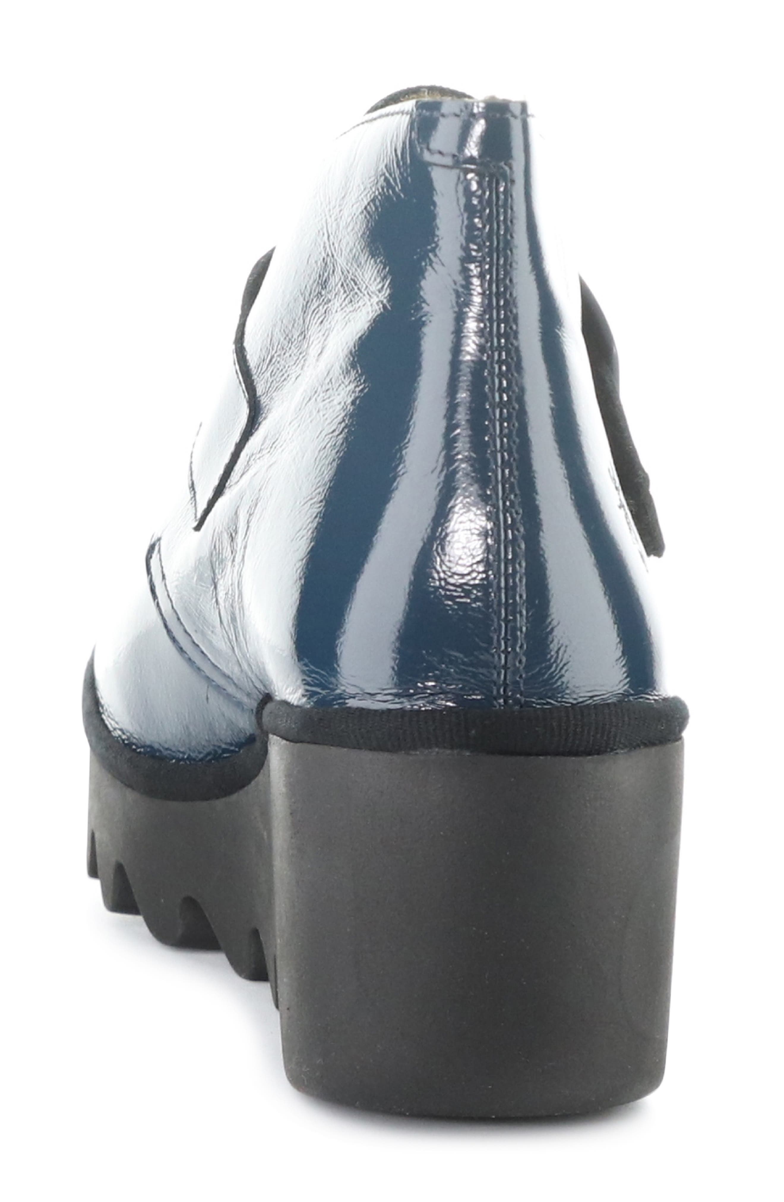 Fly London Birt Wedge Bootie, Alternate, color, 014 Navy