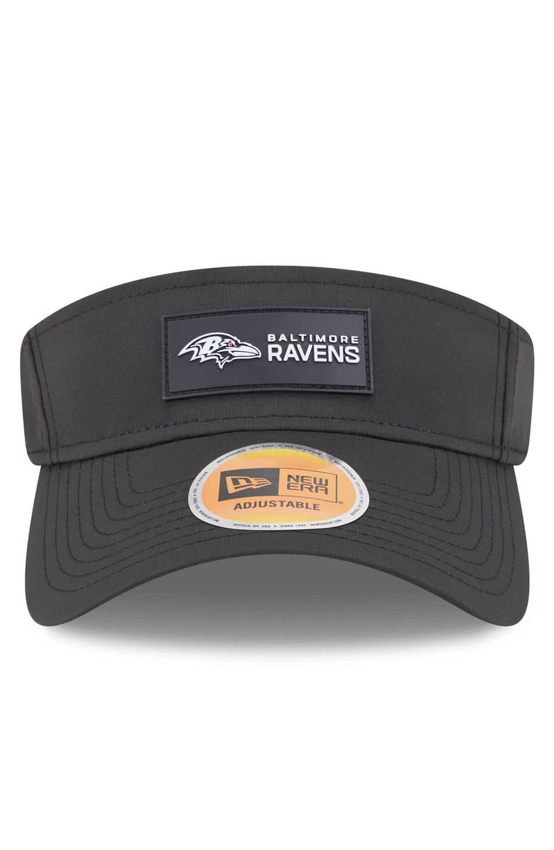 New Era Men's New Era Black Baltimore Ravens 2025 Sideline  Visor, Alternate, color, Black