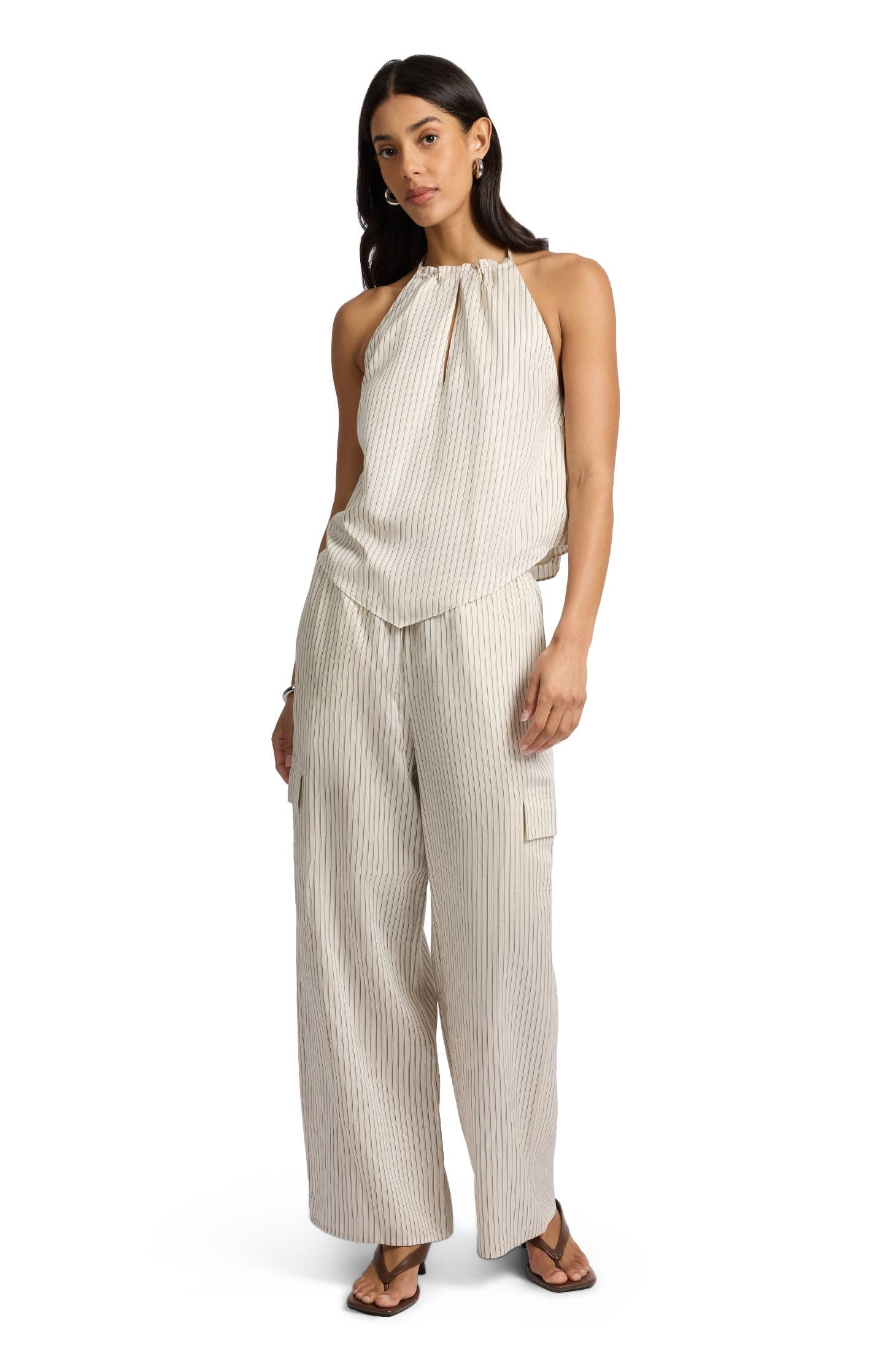 Handkerchief Open Halter Top - image 3