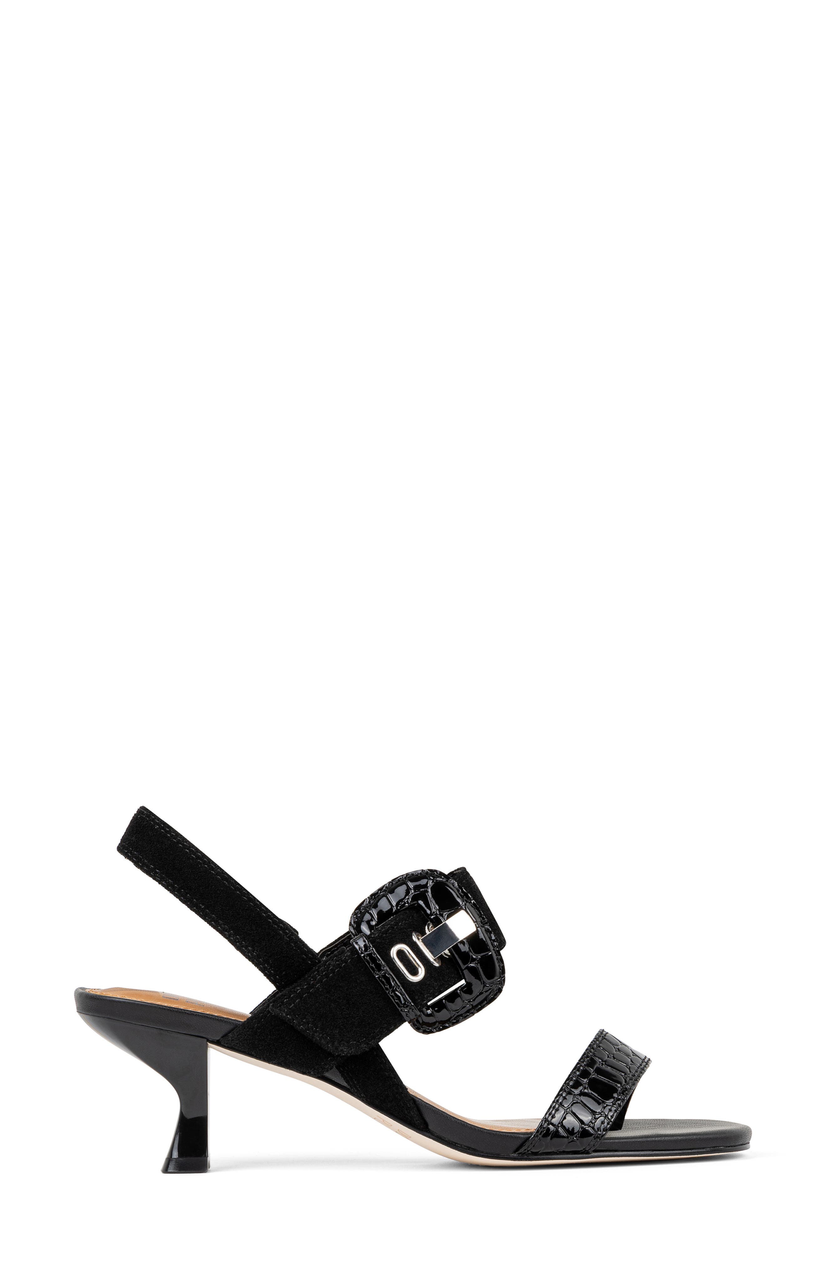 Donald Pliner Big Buckle Slingback Sandal, Alternate, color, 