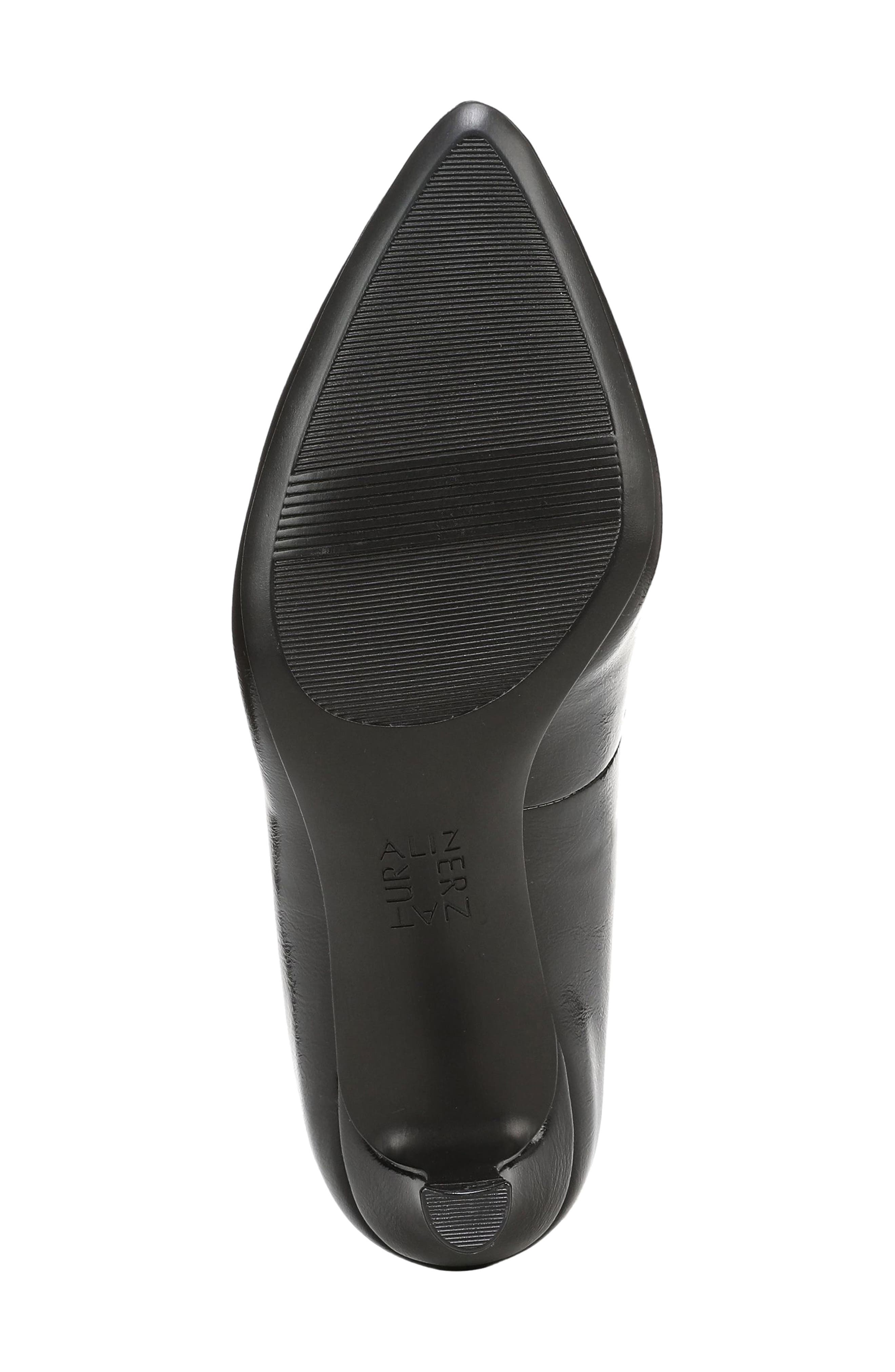 Naturalizer Flora Pump, Alternate, color, Black Faux Leather