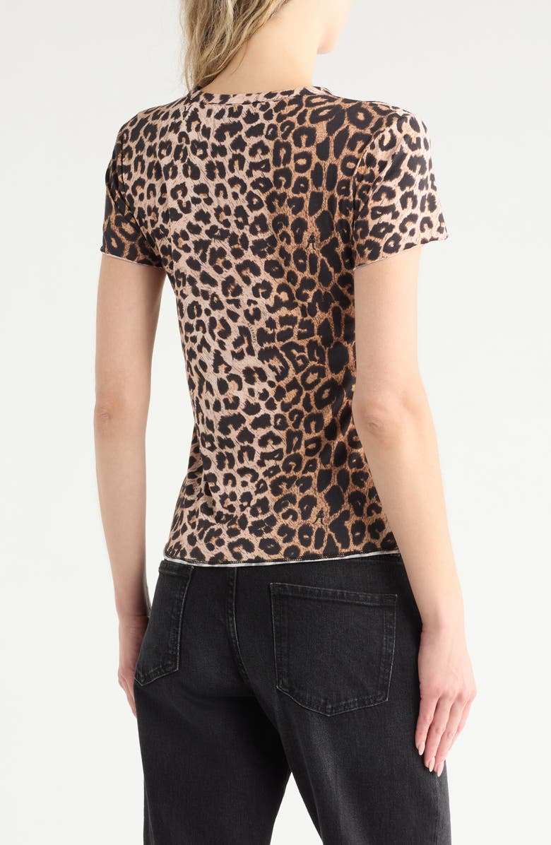 AllSaints Tiepo Bela Graphic T-Shirt, Alternate, color, Leopard Brown