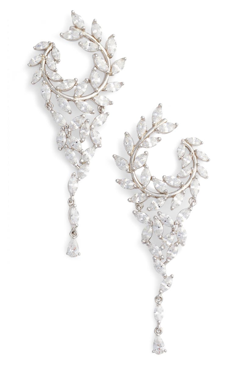 Nina Fern Chandelier Drop Earrings, Main, color, 