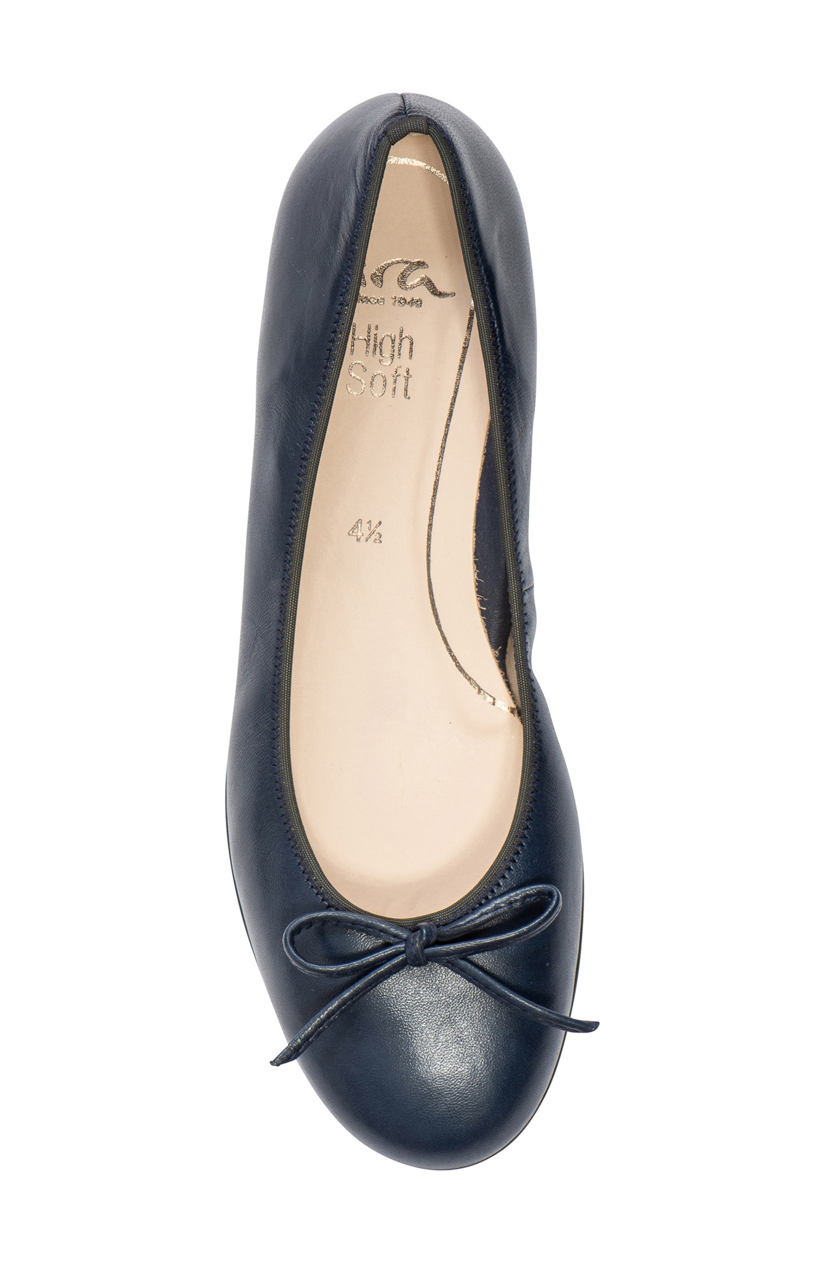 Susie Flat, Alternate, color, NAVY NAPPA LEATHER