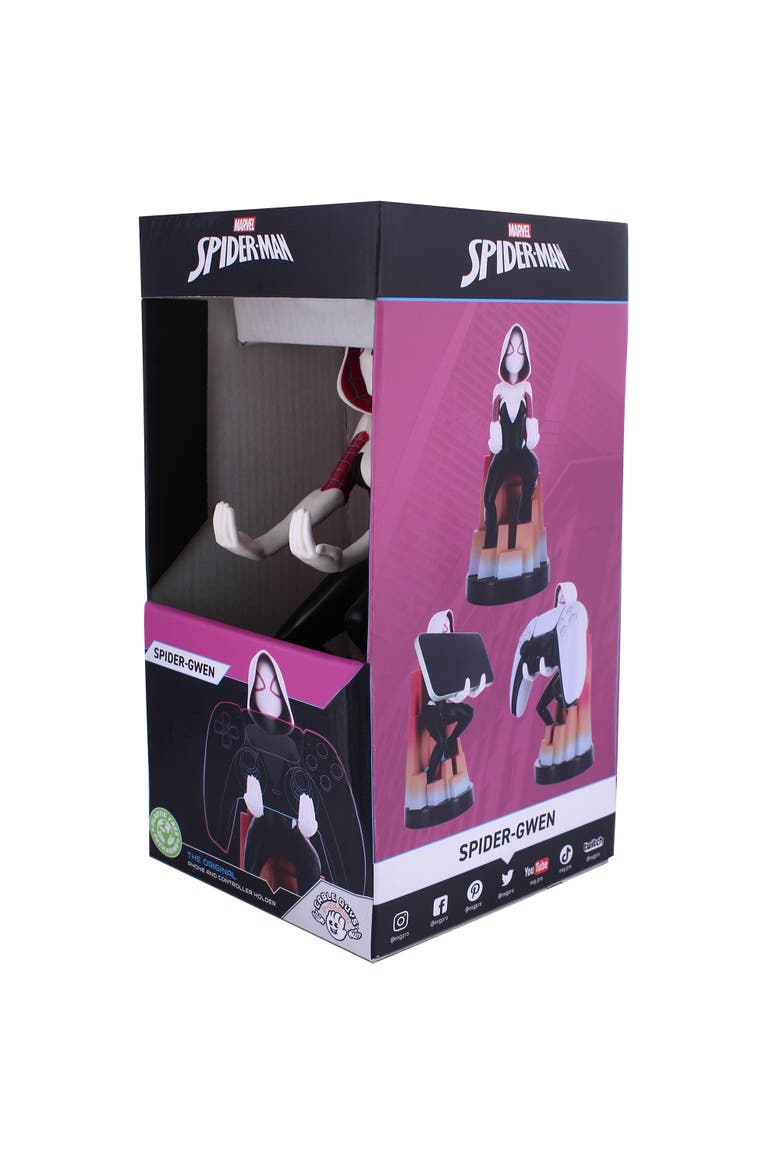 Marvel Spidergwen Original Mobile Phone & Gaming Controller Holder, Alternate, color, Multicolored