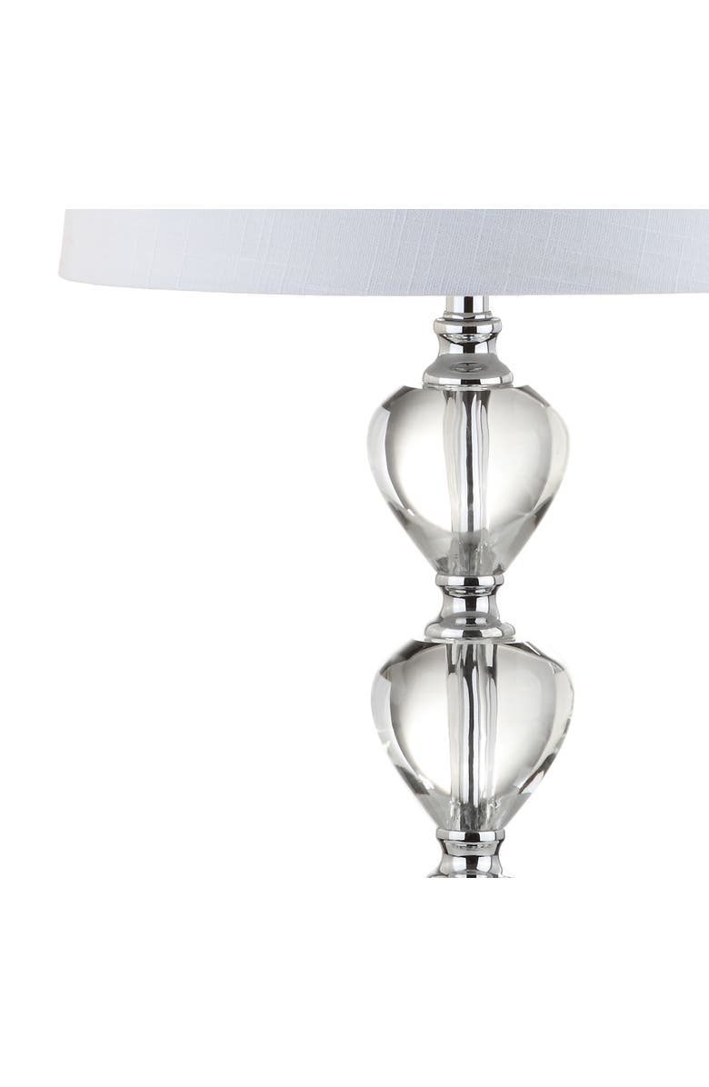 JONATHAN Y Cole Crystal LED Table Lamp, Alternate, color, Clear