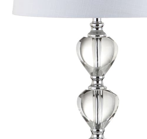 Jonathan Y Cole 27" Crystal Led Table Lamp In Clear