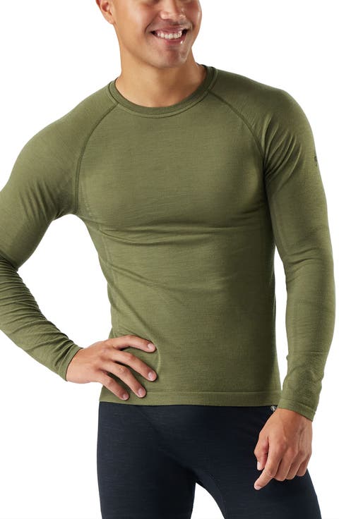 Intraknit™ All-Season Merino Base Layer Long Sleeve Crewneck T-Shirt