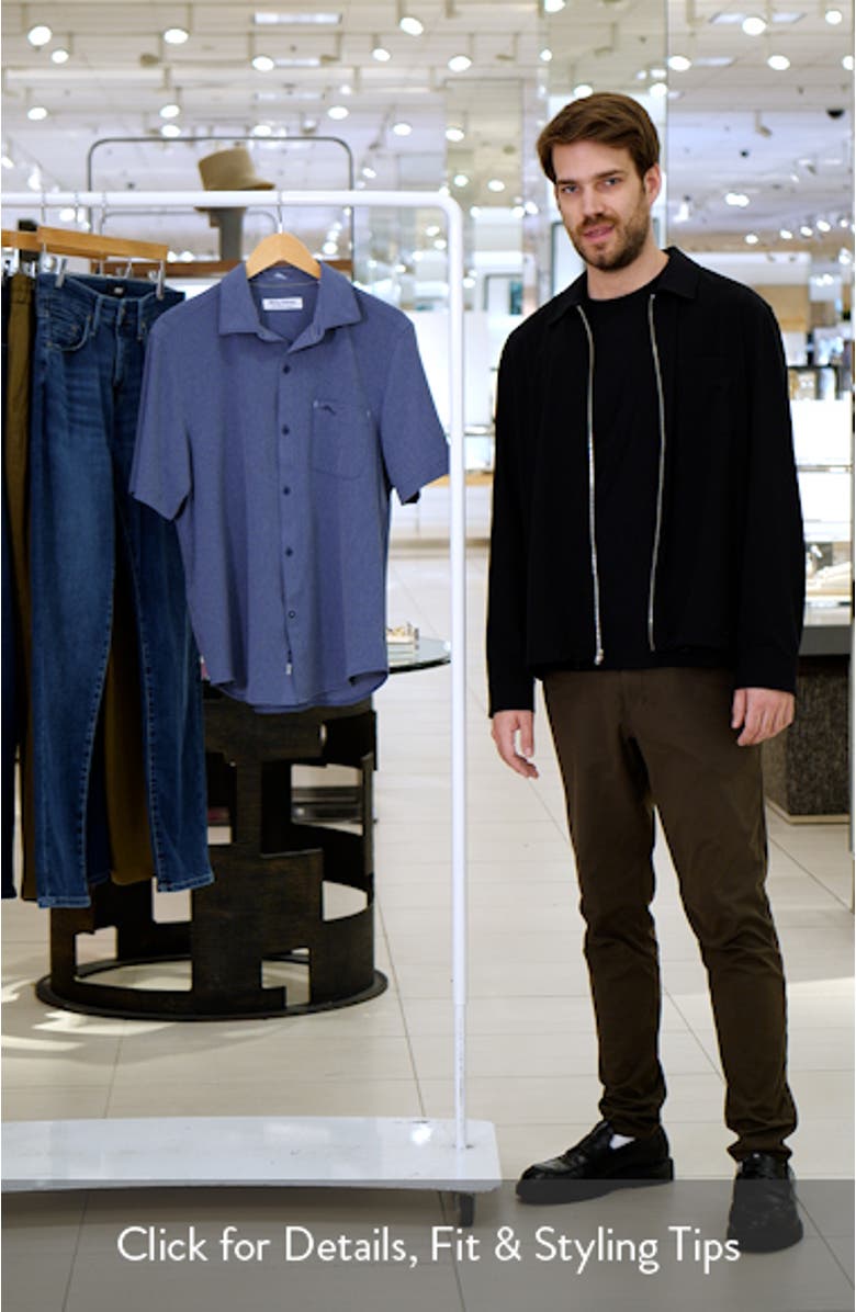 Bahama Coast Venice Vines IslandZone<sup>®</sup> Short Sleeve Button-Up Shirt, sales video thumbnail