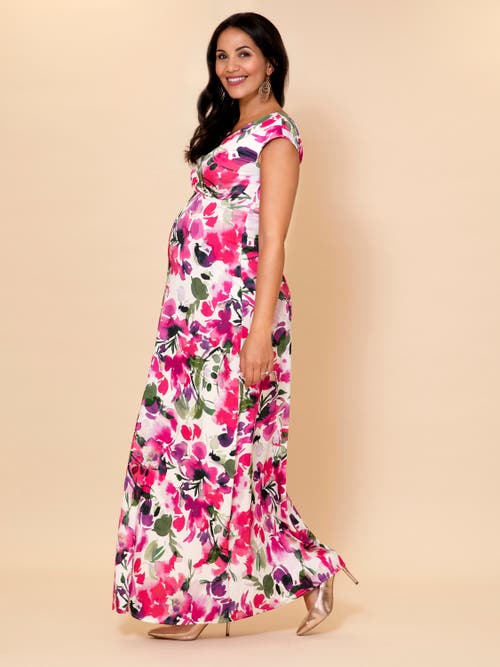 Tiffany Rose Maternity Alana Maternity Maxi Dress In Multi