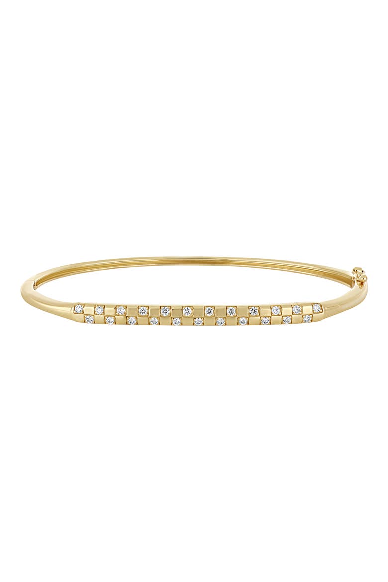 Kiera 18k Gold Diamond Bangle Bracelet, Main, color, 18KY