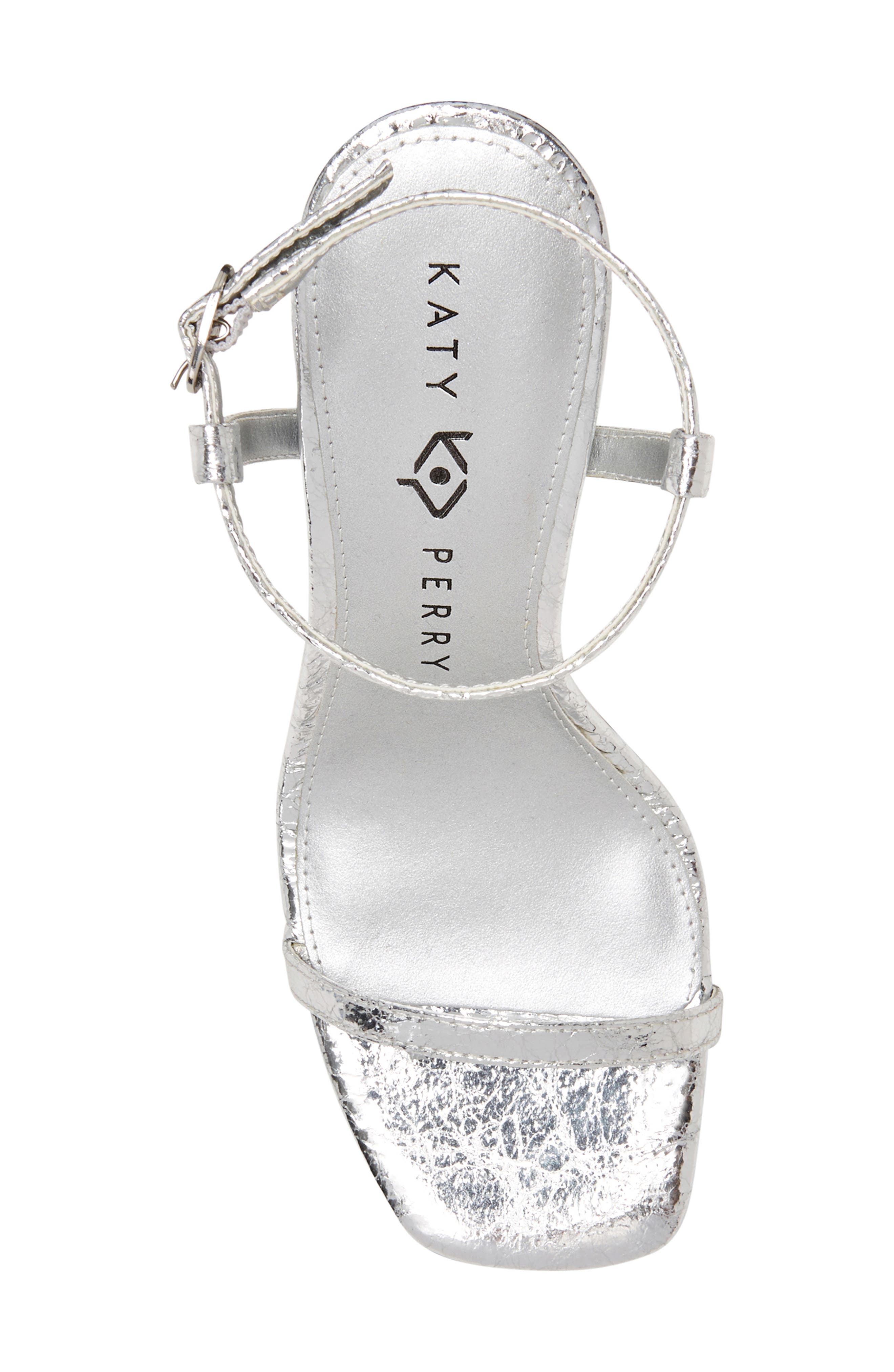 The Vivvian Sandal, Alternate, color, SILVER