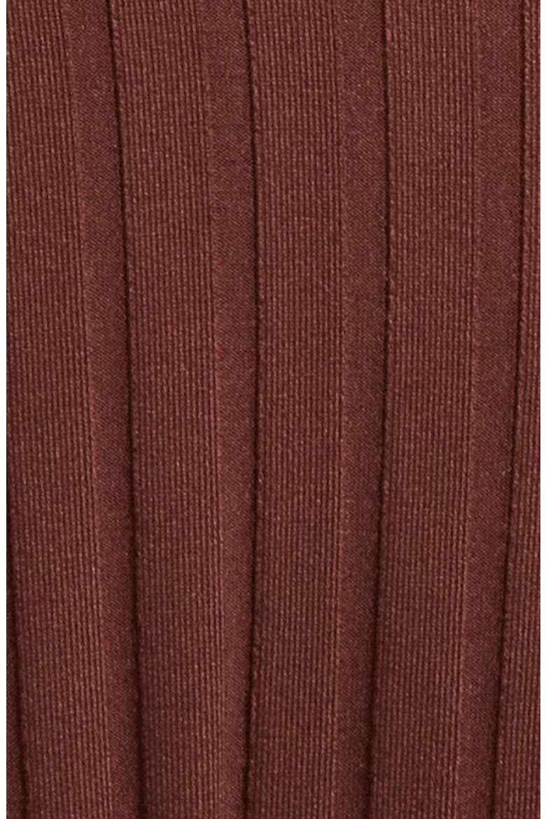 V-Front High Cut Bikini Bottoms, Alternate, color, ESPRESSO